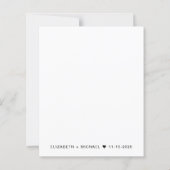 お得なハッピーエンドパーティー ウェディング 招待状 (裏面)