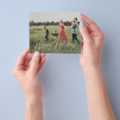 お得なホリデーシーズン 現代的なスクリプトの写真2 フライヤー (手)