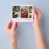 お得なホリデー シルバー 6 枚の写真のチラシ チラシ (手)