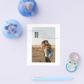 お得な写真 Save the Date チラシ (シングル)