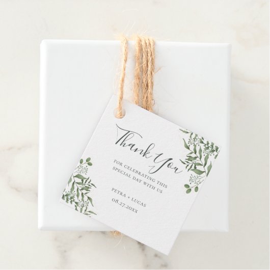 お得な多肉植物のユーカリの葉の感謝カード フェイバータグ (インサイチュ)