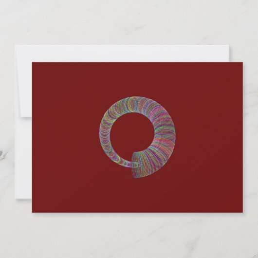 お得な情報パーティの招待状 招待状 (正面)