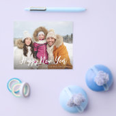 お得な新年のグリーティングカード ミニマルなデザインの写真4 チラシ (シングル)