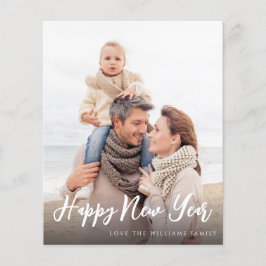 お得な新年のグリーティングカード ミニマルなデザインの写真4  縦 チラシ