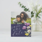 お得な日付を保存するワイルドフラワーの写真の結婚式 (スタンド正面)