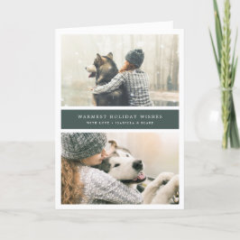 お得な2枚折りホリデーカード シーズンカード