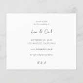 お得なMODパラフォト水平Save the Date (裏面)