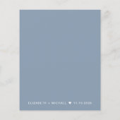 お得にハッピーエンドの結婚式招待状 (裏面)