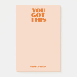 お得前このピンク赤の書道手帳 ポストイット