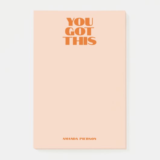 お得前このピンク赤の書道手帳 ポストイット (正面)