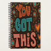 お得前こ感動的のカラフルフォーク プランナー手帳 (正面)