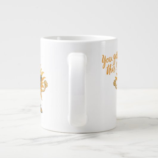 お得前のおもしろい太陽はサングラス ジャンボコーヒーマグカップ (裏面)