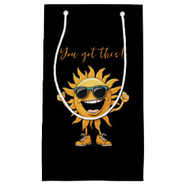 お得前のおもしろい太陽はサングラス スモールペーパーバッグ