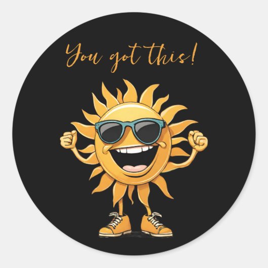 お得前のおもしろい太陽はサングラス ラウンドシール (正面)