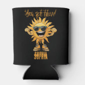 お得前のおもしろい太陽はサングラス 缶クーラー (裏面)