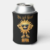 お得前のおもしろい太陽はサングラス 缶クーラー (缶裏面)