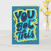 お得前やる気を起こさせるだ カード (黄色い花)