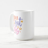 お得前 コーヒーマグカップ (正面左)