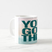 お得前 コーヒーマグカップ (正面左)