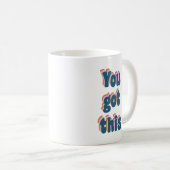 お得前 |励ましやる気を起こさせる引用文 コーヒーマグカップ (正面右)