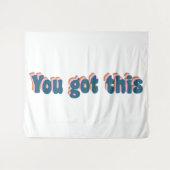 お得前 |励ましやる気を起こさせる引用文 タペストリー (正面(横))