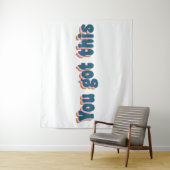 お得前 |励ましやる気を起こさせる引用文 タペストリー (インサイチュ)