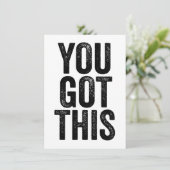 お得客様の感動的あいさつ空白のカード (スタンド正面)