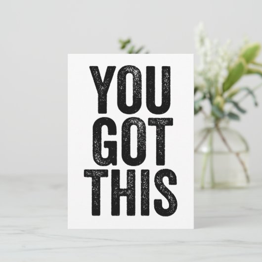 お得客様の感動的あいさつ空白のカード (スタンド正面)