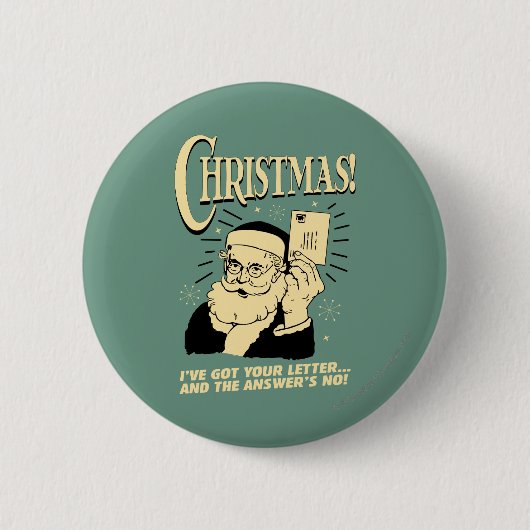 お得手紙…答えはノー 缶バッジ (正面)
