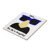 お忍びの口ひげ&グラスタイル タイル (側面)