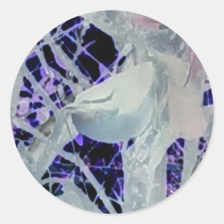 お忍びの鳥ステッカー ラウンドシール