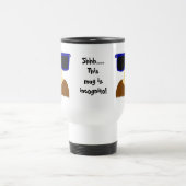 お忍び口ひげ&グラスタンブラー トラベルマグ (中央)