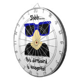 お忍び口ひげ&グラスダーツボード ダーツボード (正面右)