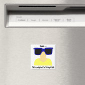 お忍び口ひげ&グラスマグネット マグネット (インサイチュ (食洗機))