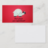 お忘れ前のアポイントメントを！ 予約カード (正面/裏面)