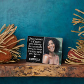 『お忘れ前は決して』 |写真記憶記念記念日 フォトプラーク (側面)