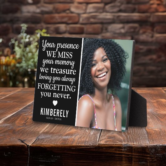 『お忘れ前は決して』 |写真記憶記念記念日 フォトプラーク