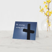 お恋しく思会い… カード (黄色い花)