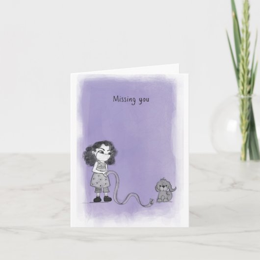 お恋しく思前のカード カード (正面)