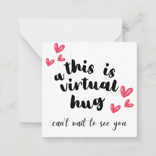 お恋しく思前のカード ノートカード (正面)