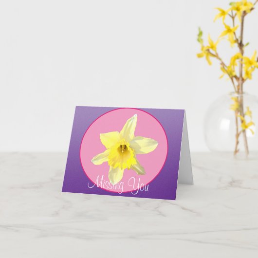 お恋しく思前の名刺 カード (黄色い花)