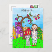 お恋しく思前の愛お洒落情 ポストカード (正面/裏面)