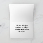 **お恋しく思前の誕生日**ターレは不機嫌だ! シーズンカード (内部)