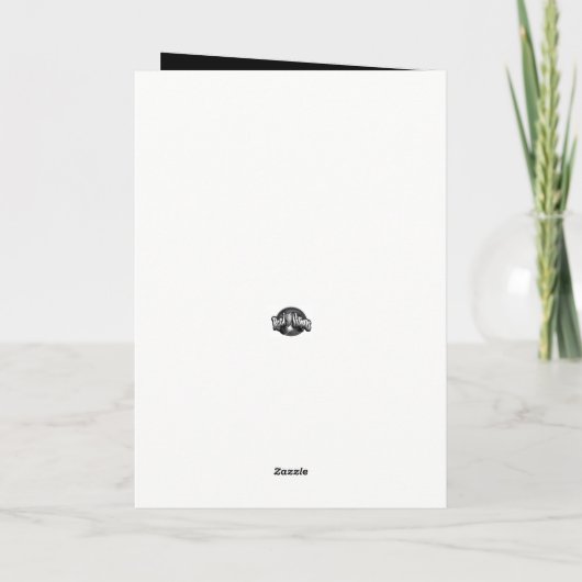 お恋しく思前はカード悲しいブルドッグに挨拶する カード (裏面)