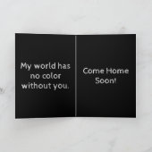 お恋しく思前はカード悲しいブルドッグに挨拶する カード (内部)