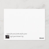 お恋しく思前はラフだ！恋しく思ラフだ… ポストカード (裏面)