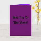 お恋しく思前は星に！ カード (黄色い花)