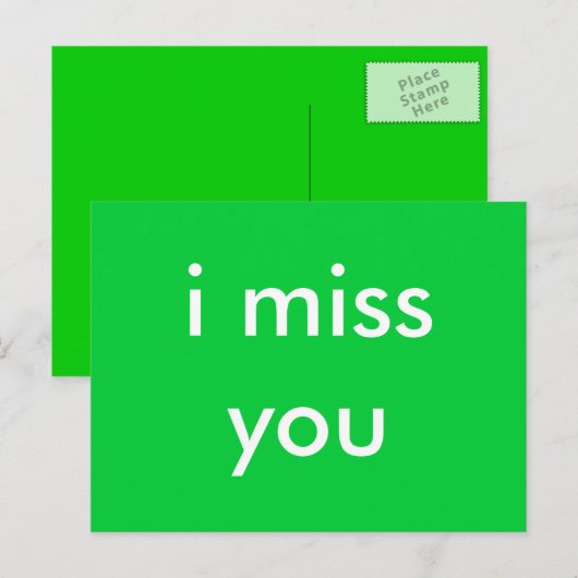 お恋しく思前は ポストカード (正面/裏面)