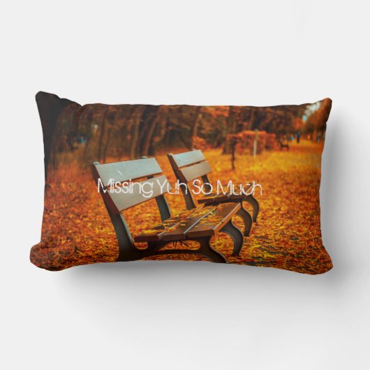 お恋しく思前は ランバークッション (正面)