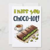 お恋しく思前チョコロットだ! – チョコレートクナファワードプレイ 招待状 (正面)